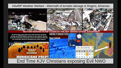 HAARP Weather Warfare - Aftermath of tornado damage in Rogers, Arkansas