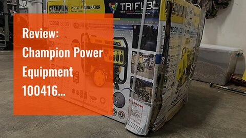 Review: Champion Power Equipment 100416 10,000/8,000-Watt TRI Fuel Portable Natural Gas Generat...