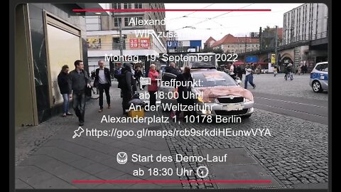 19.09.2022 - Alexanderplatz - WIR zusammen