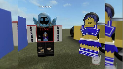 Yung Alone Gaming With Blue Cheerleader (Roblox Funny Moments)