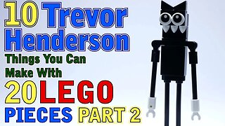 10 Trevor Henderson Creatures You Can Make With 20 Lego Pieces Part 2