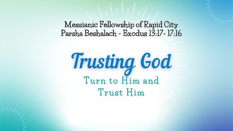 Trusting God Part 1