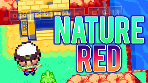 Pokemon Nature Red - GBA Hack ROM has fully re-worked, Gen 2 on Kanto mainland, gen 3 on Sevii Isles