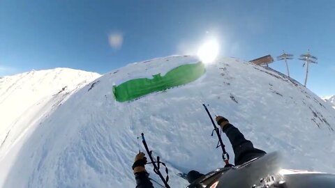 Valfrejus speedriding : soaring & barrels-1