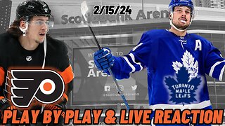 Philadelphia Flyers vs Toronto Maple Leafs Live Reaction | NHL Livestream | Flyers vs Maple Leafs