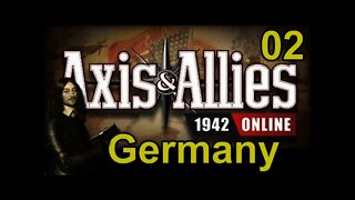 Let's Play Axis & Allies 1942 Online - Germany - 02 Counter Attacking