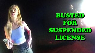Florida Girl gets Busted for Suspended Drivers License - Flagler County, Florida - March 6, 2023