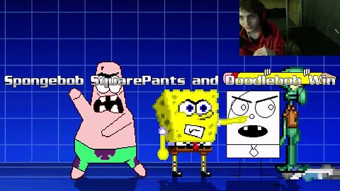 SpongeBob SquarePants Characters (SpongeBob, Squidward, And Patrick) VS Wii Fit Trainer In A Battle