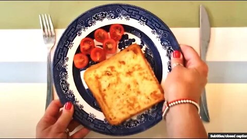 This is scrummy! Really easy to make savoury Eggy Bread - French Toast recipe