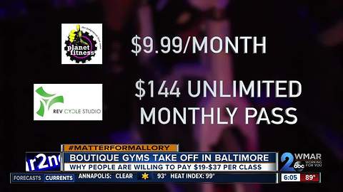 Boutique gyms take off in Baltimore: Fitness-goers splurging on trendy classes