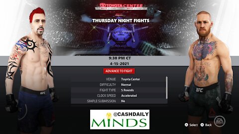 THURSDAY NIGHT FIGHTS - Cash Daily vs Conor McGregor