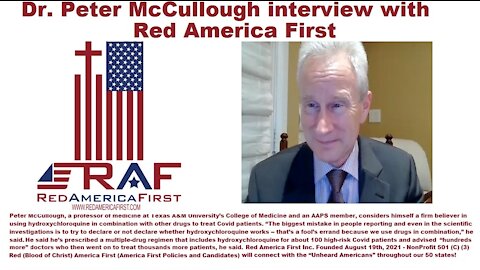 Red America First interview with Dr. Peter McCullough