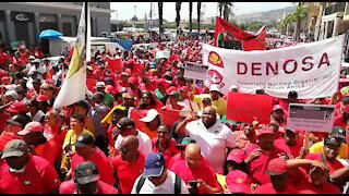SOUTH AFRICA - Cape Town - Cosatu March (Video) (sMR)