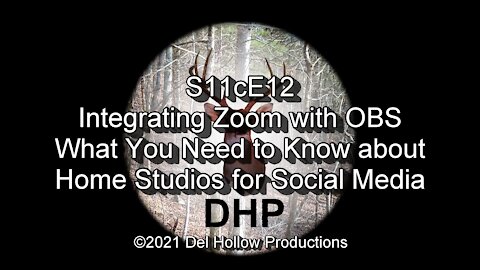 S11cE12 - Integrating Zoom with OBS - What You Need to Know about Home Studios for Social Media