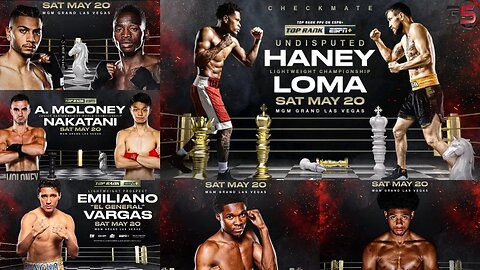 EP 217 Haney vs Loma undercard. This is a good fight card. #TWT