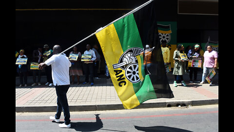 Watch: ANC employees picket outside ANC HQ over unpaid salaries