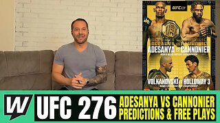UFC 276 Adesanya vs Cannonier Odds, Picks and Predictions | UFC 276 Picks and Betting Preview