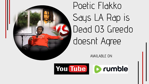 Poetic Flakko Pressed By 03 Greedo For Saying La Rap Is Dead