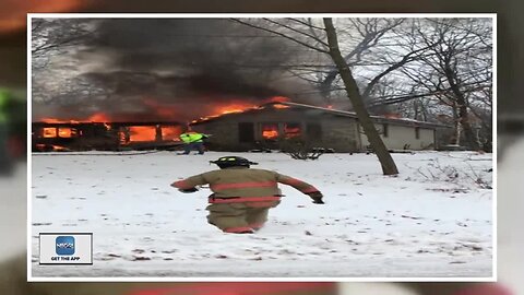 Fire destroys couple's home