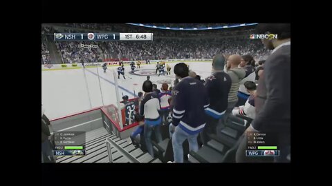 NHL 19 Predators vs Jets Part 1