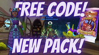 🎁 FREE CODE! NEW WIZARD101 PACK!
