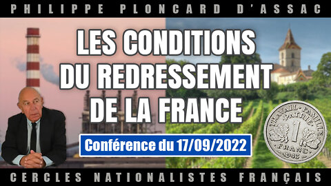 Les conditions du redressement de la France