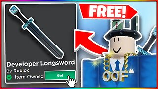 ✅ How To Get The Developer Longsword On Roblox FOR FREE!