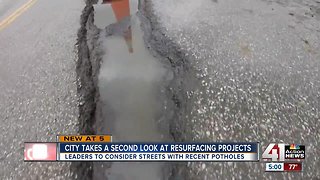 After winter of potholes, KCMO takes a second look at road resurfacing projects