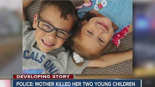 Community mourns the loss of two young children police say were killed by their mother
