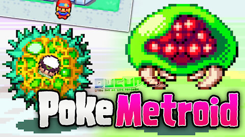 PokeMetroid - GBA hack ROM you can catch some monsters from Metroid such Barrier X, Omega Metroid