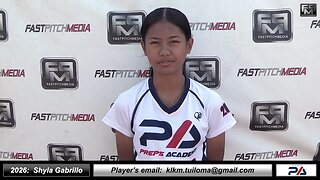 2026 Shyla Gabrillo - 4.0 GPA - Outfielder Softball Recruiting Skills Vídeo - Preps Academy