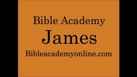 James 1:1-4 Lesson 1