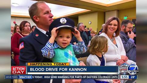 Blood drive in honor of Kannon