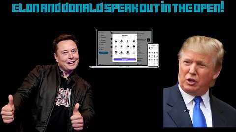 Elon Musk And Donald Trump Speak On "X"!