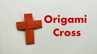 How to Make Origami Cross
