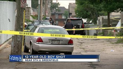 12-year-old boy shot on Milwaukee's south side