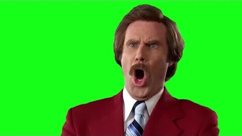 Green Screen Template Video - Anchorman - Will Ferrell "Go Fuck Yourself, San Diego"