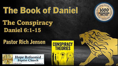 Daniel 6:1-15: The Conspiracy