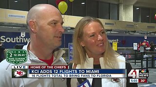 KCI adds 12 flights to Miami