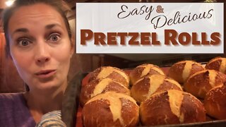 Easy Pretzel Roll Recipe!