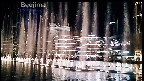 Burj Khalifa water dance amazing 😍