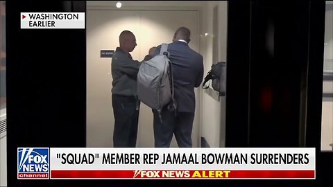 Fox Captures Footage Of Democratic Rep. Jamaal Bowman Turning Himself In For Pulling Fire Alarm