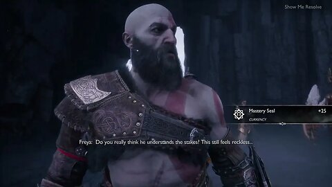 God of War Ragnarok - Valhalla DLC - Mysterious Voice "Recognize Your Old Seat Don't You?" Cutscene