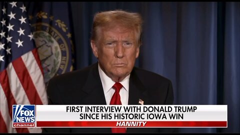 President Trump's First Interview Since His Iowa Rout