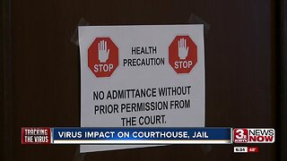 Virus impact on courthouse, jail