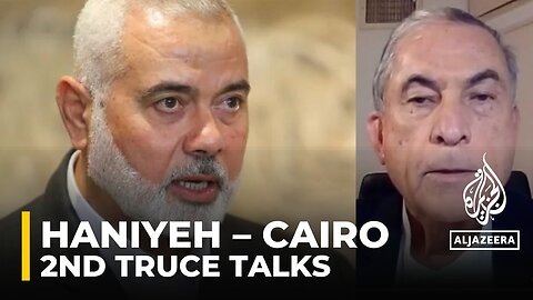 Haniyeh is in Cairo for talks on possible truce and captives' release