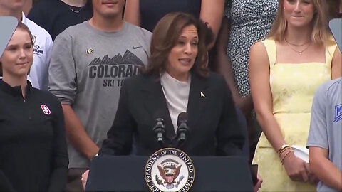 Kamala Talks About Joe Biden's Horrific Presidency And Then Tells The Audience To Clap