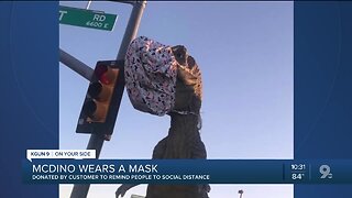 Tucson landmark reminding community to stay safe during this time