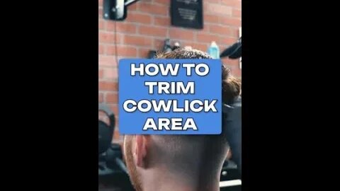 How To Trim Cowlick Hair Area