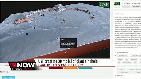 USF creating 3D model of giant sinkhole